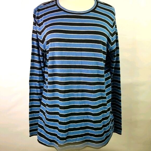 Michael Kors Tops - Michael Kors Long Sleeve Striped Top. Size M